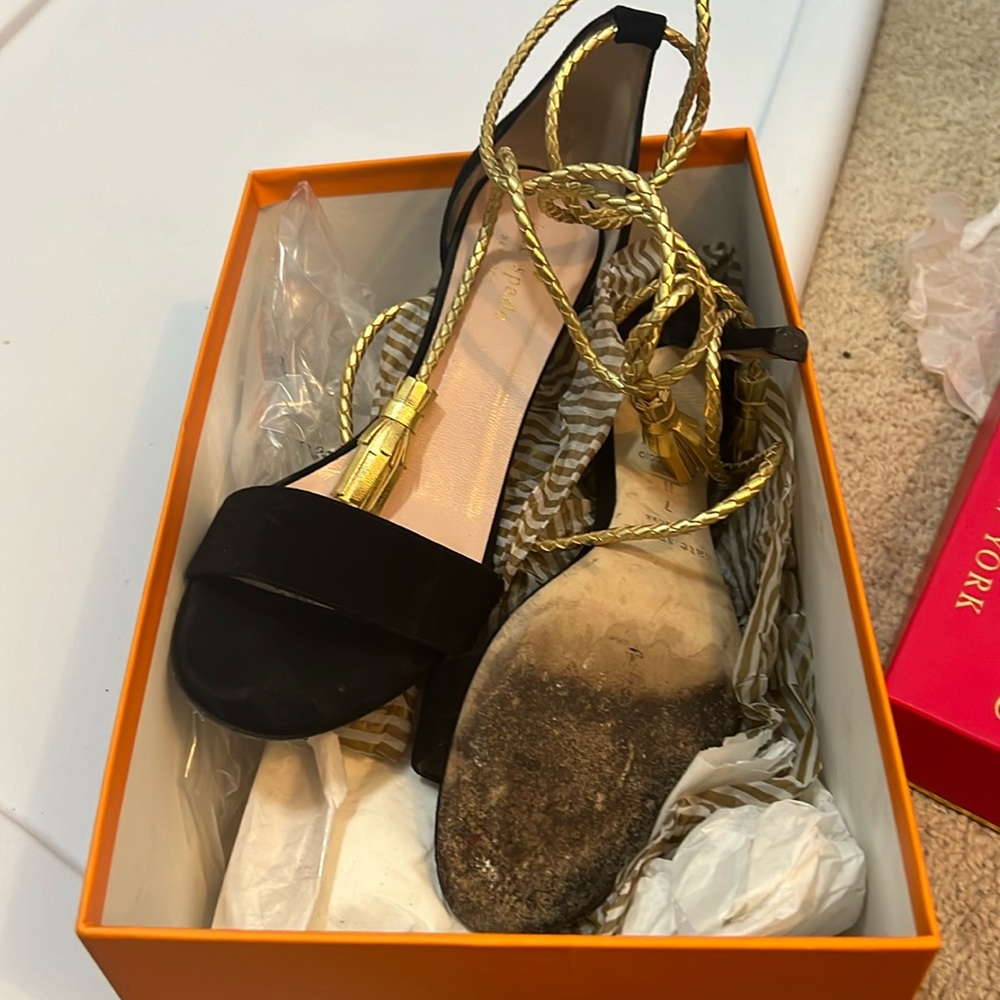Kate spade ankle strap heels